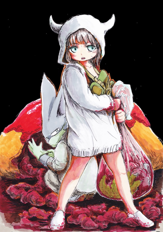 『給食当番vsオムライスモンスター』額入原画