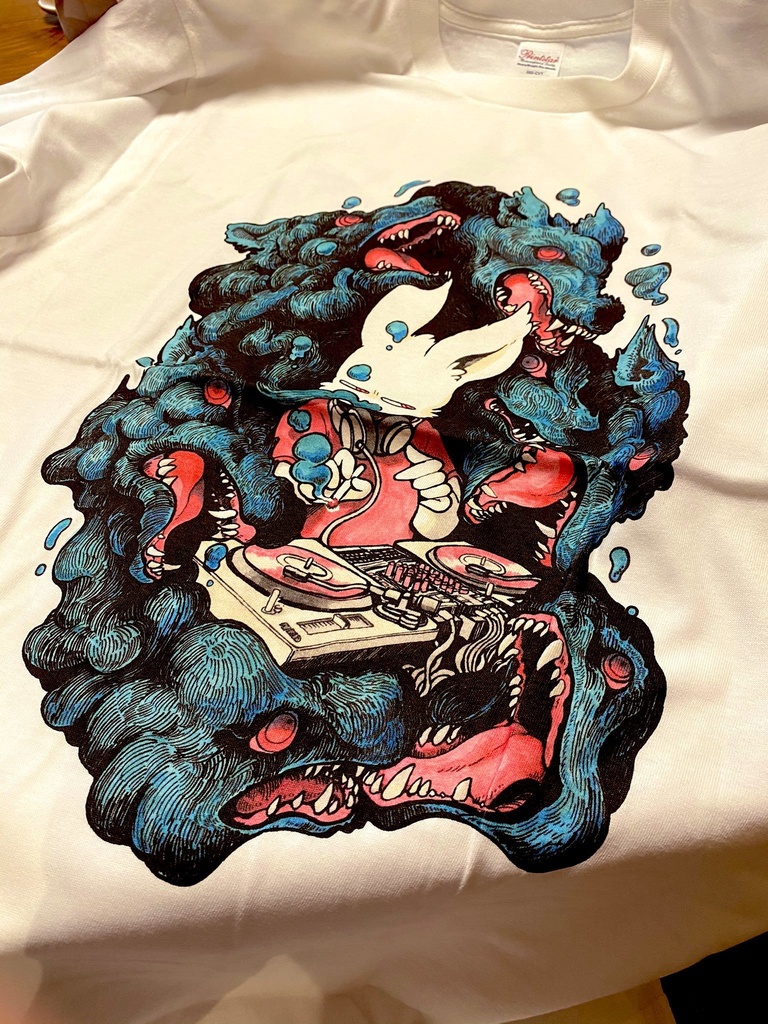 【2/28日まで受付】オリジナルTシャツ『2_HEAD BLACK BEAT』