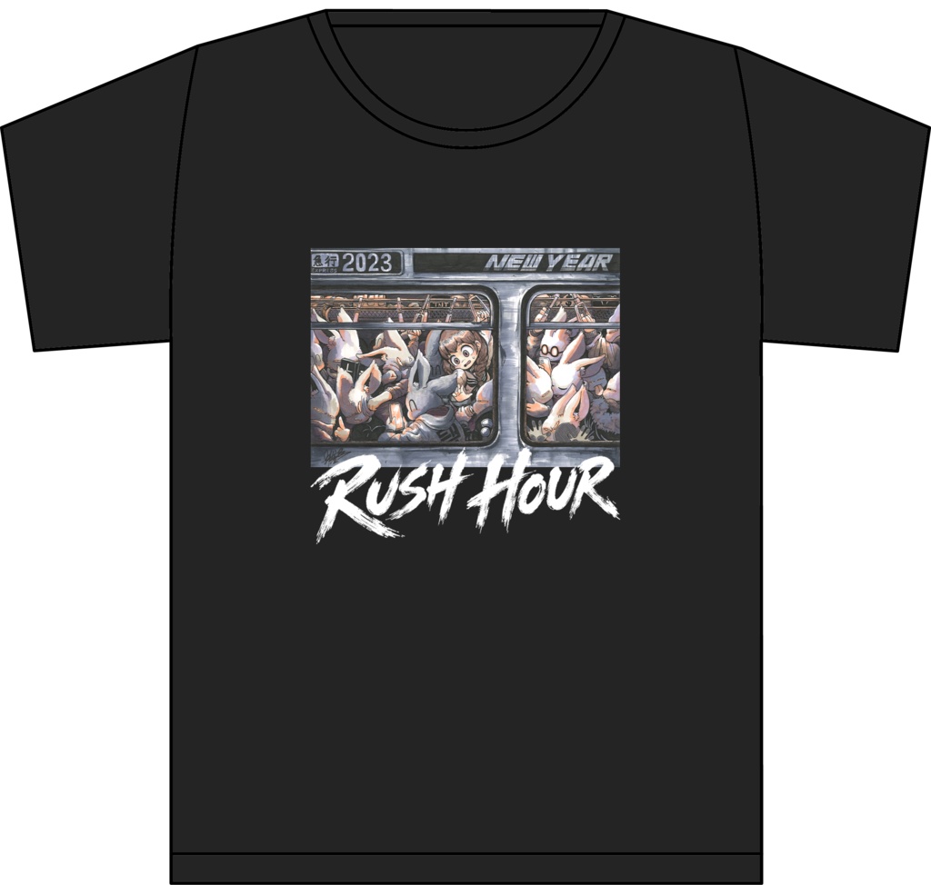 【9/30日まで受付】オリジナルTシャツ『RUSH HOUR』