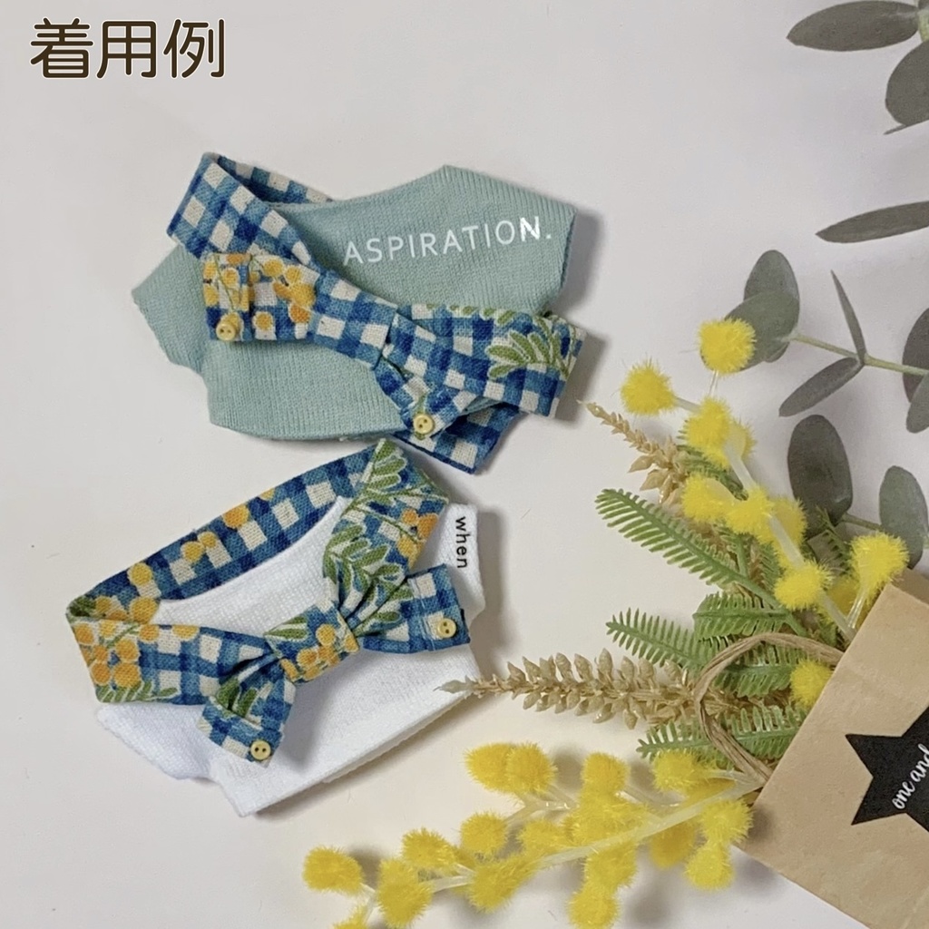 雰囲気シャツ ミモザBlue