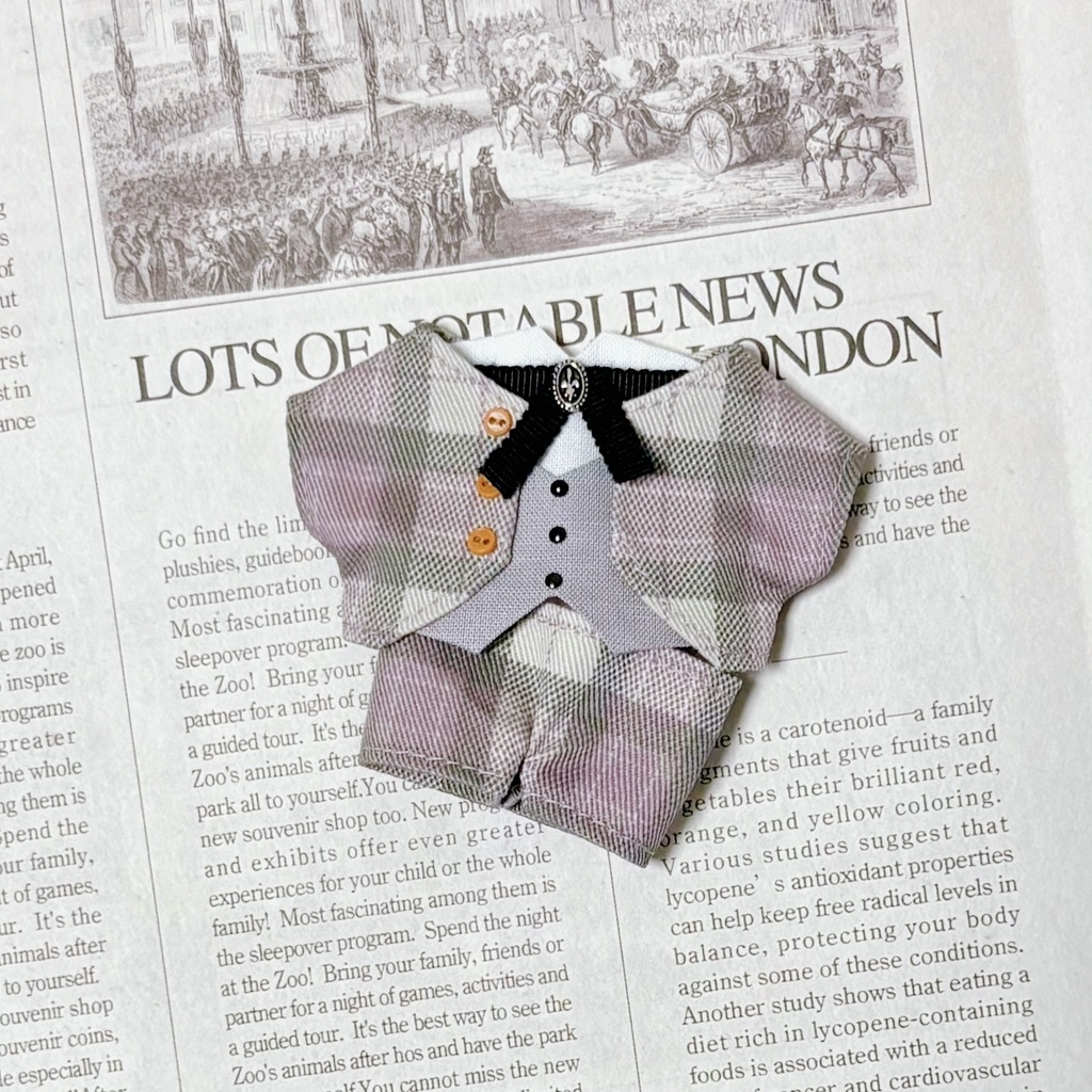 ぬい執事風セット