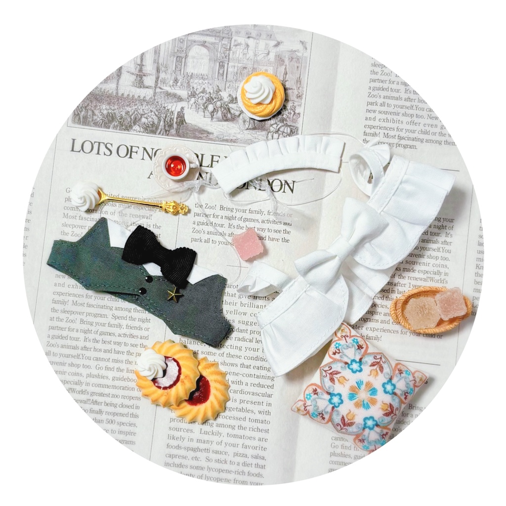 ふわ執事さんとふわメイドさんせっと