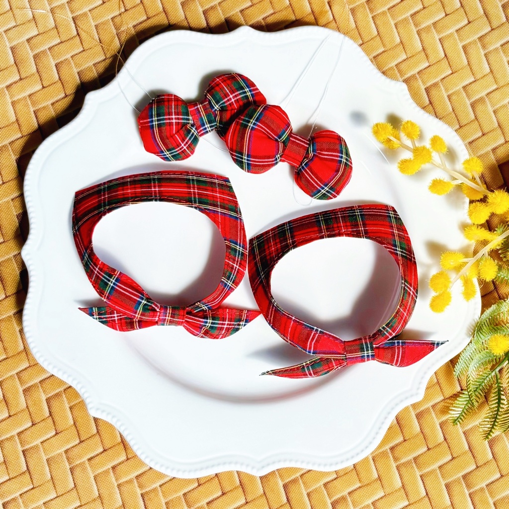 リボン&セーラーセット redcheck