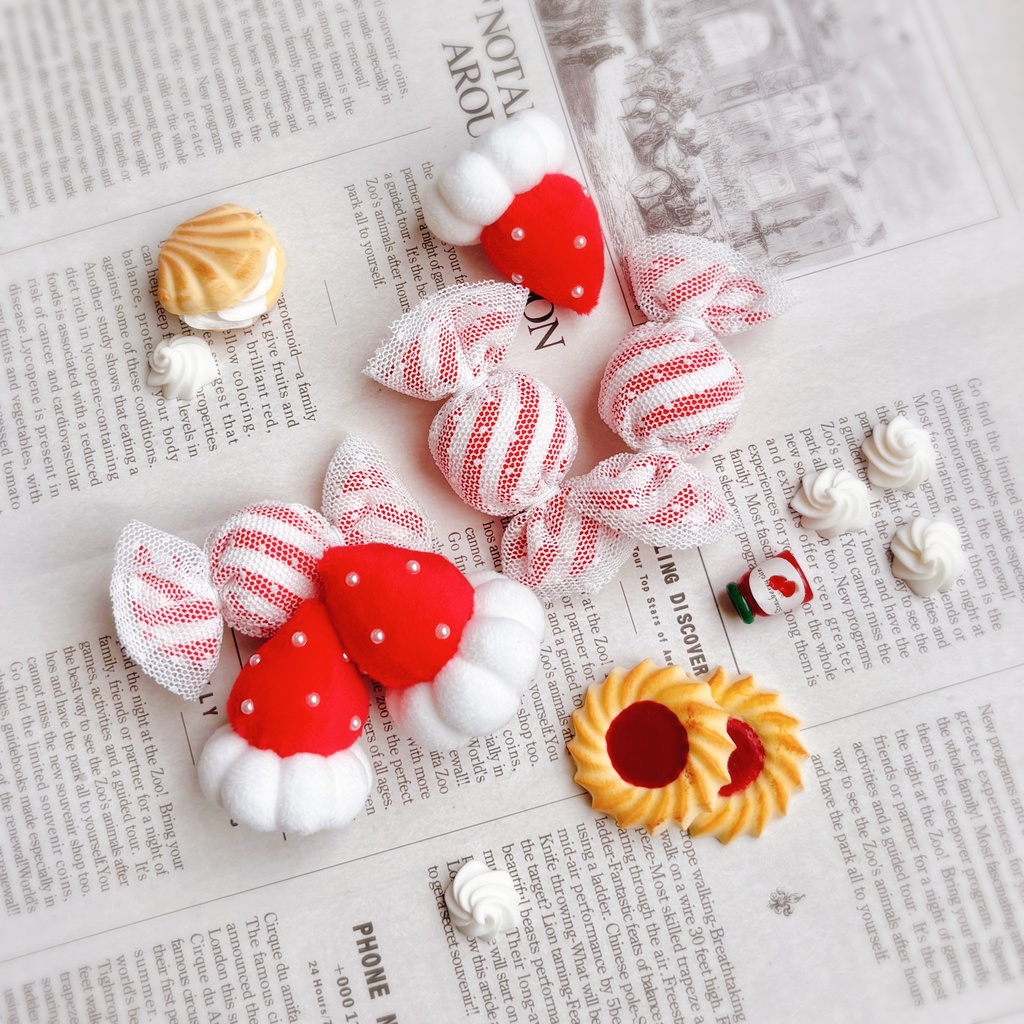 2Strawberry whip 2Candy set