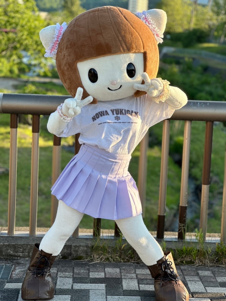 カレッジロゴTシャツ(雪上のわver.)