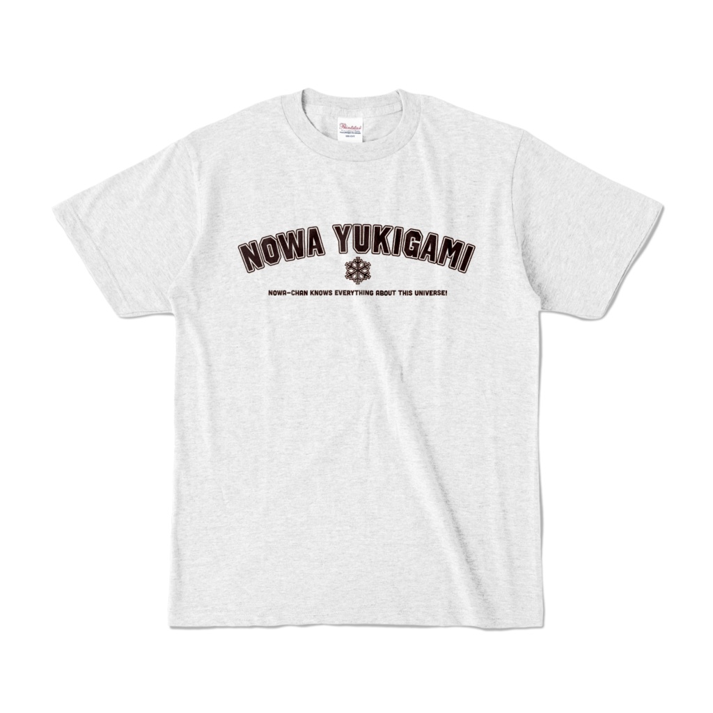 カレッジロゴTシャツ(雪上のわver.)