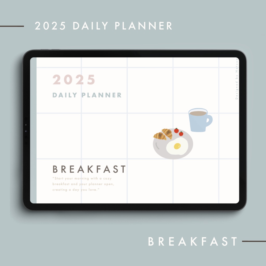 DAILY PLANNER 2025 |BREAKFAST 445ページ