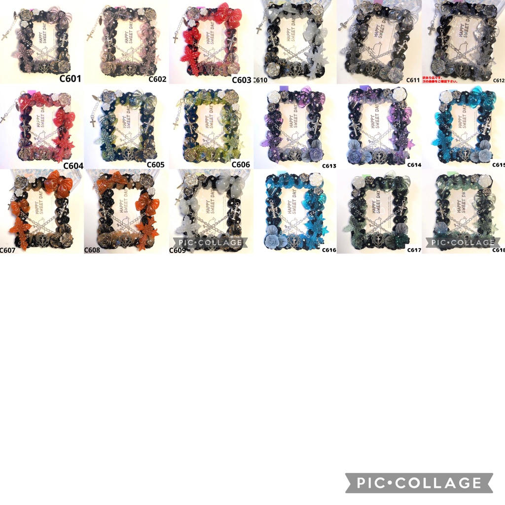 【C60シリーズ】ホイップデコ 硬質ケース クロス チャーム リボン