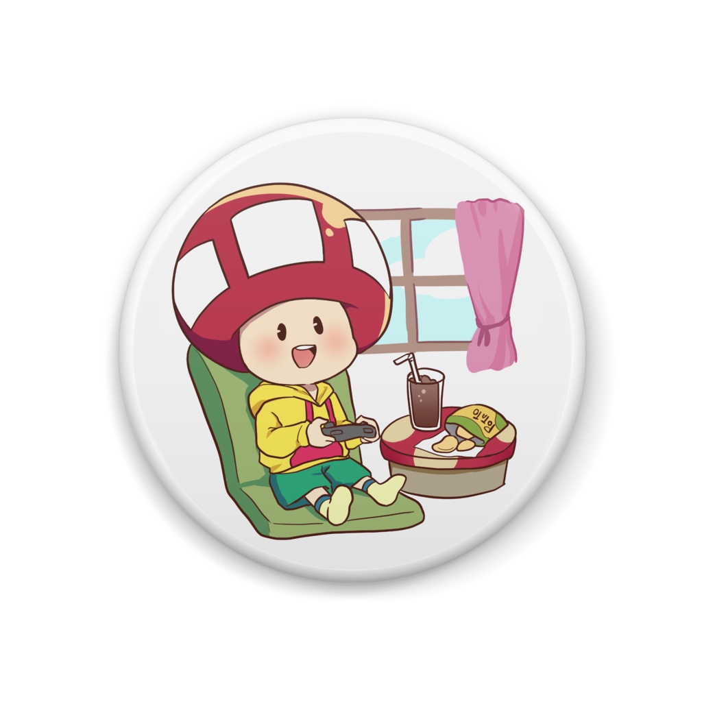 たちばな【ゲーム日和】缶バッジ