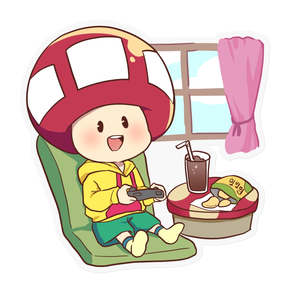 たちばな【ゲーム日和】ステッカー 2種