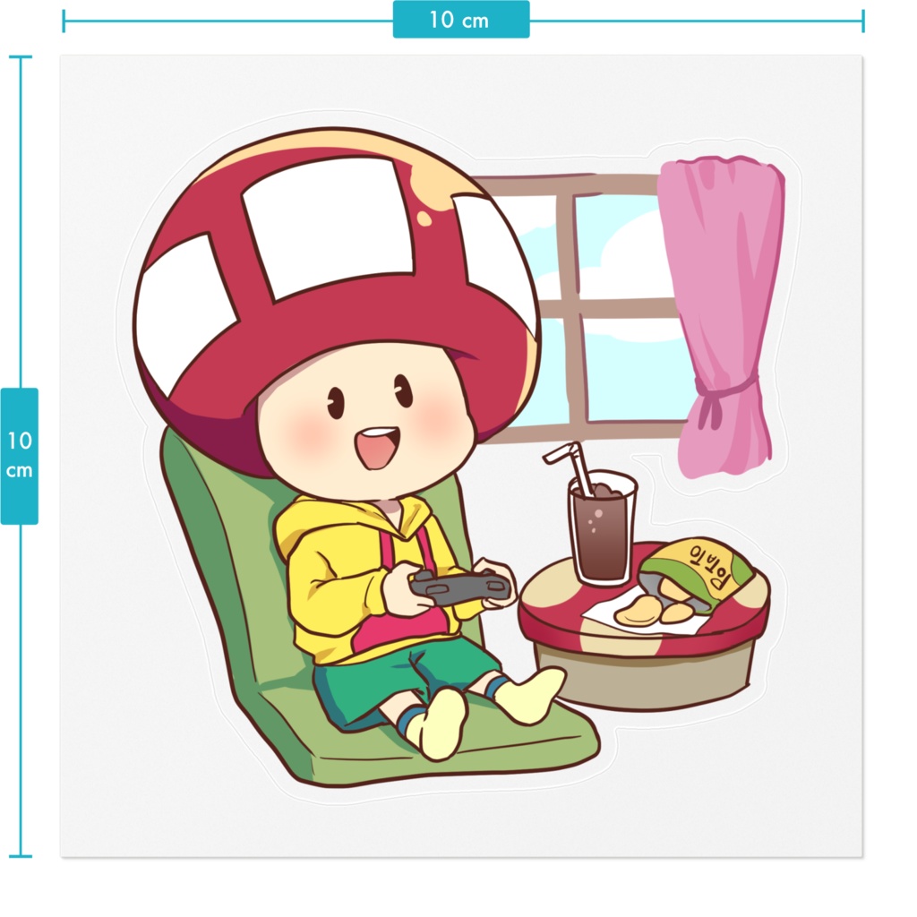 たちばな【ゲーム日和】ステッカー 2種