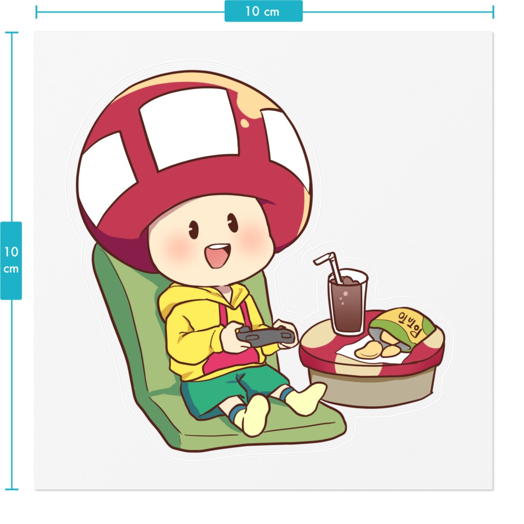 たちばな【ゲーム日和】ステッカー 2種