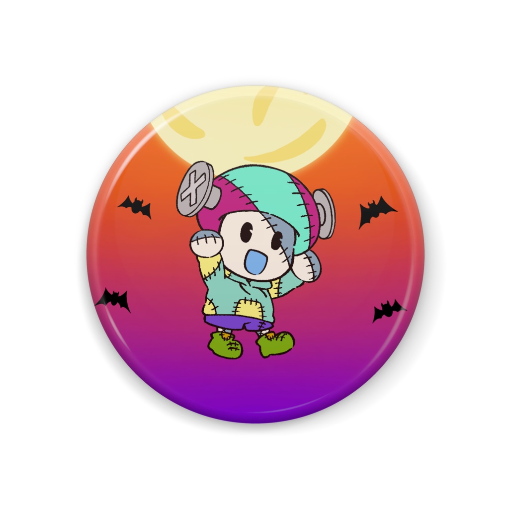 たちばな【ハロウィン】缶バッジ