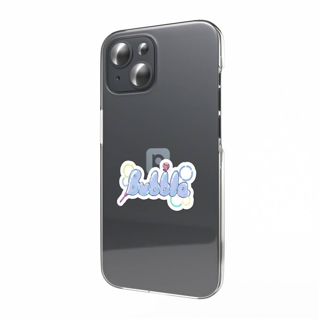 たちべや "bubble" スマホステッカー - ロゴ -