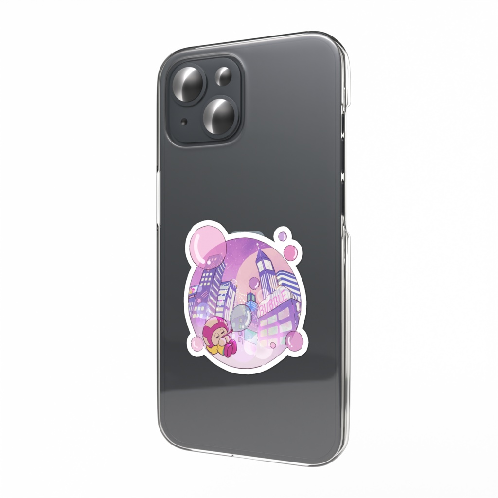 たちべや "bubble" スマホステッカー - まどろみ -