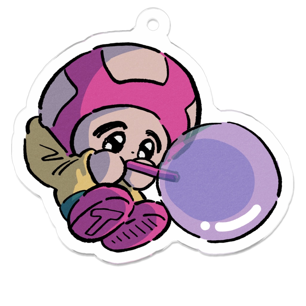 たちべや "bubble" アクキー - しゃぼん玉 -
