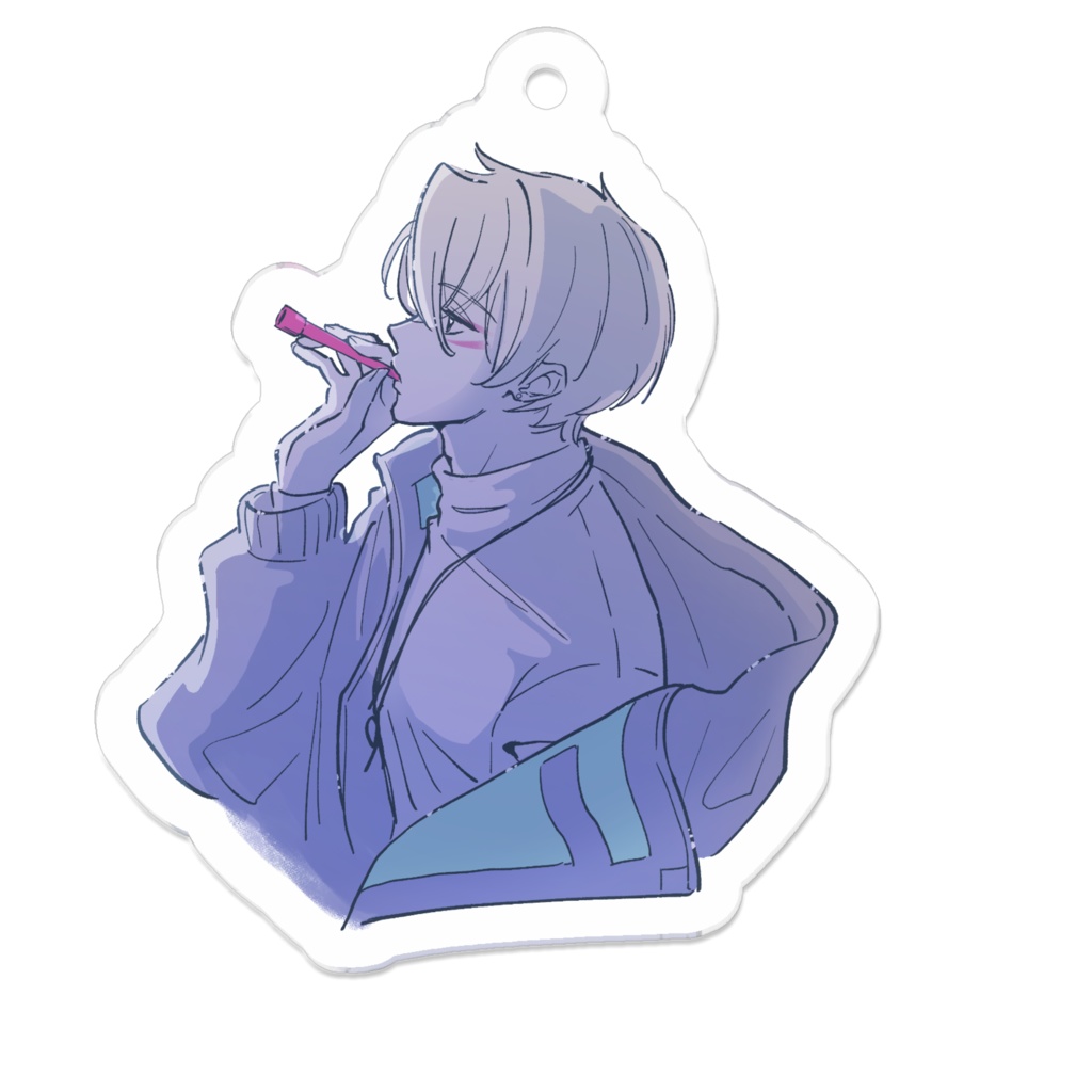 たちべや "bubble" アクキー - 横顔 -