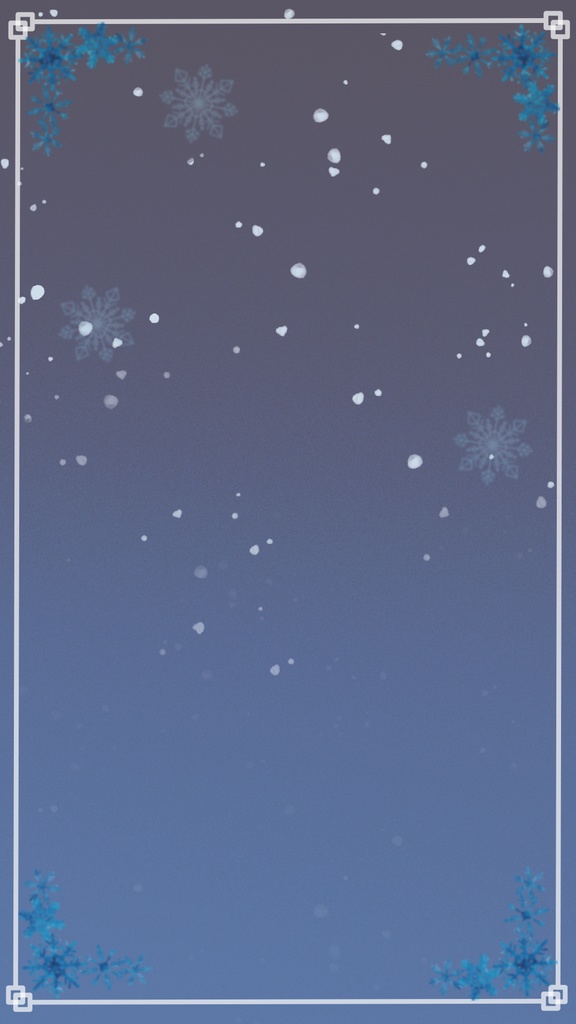 【冬限定】雪景色配信背景セット(縦型・横型/無料/商用利用可/VTuber・配信者向け)