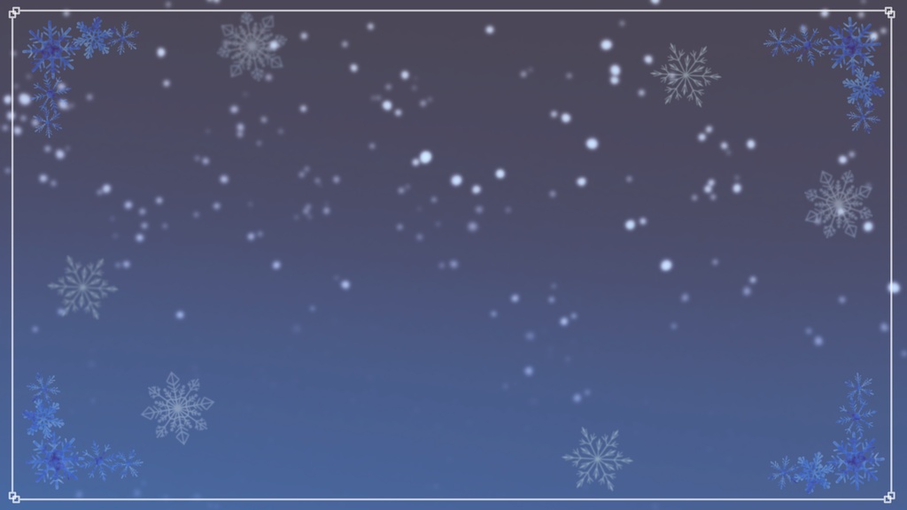 【冬限定】雪景色配信背景セット（縦型・横型／無料／商用利用可／VTuber・配信者向け）