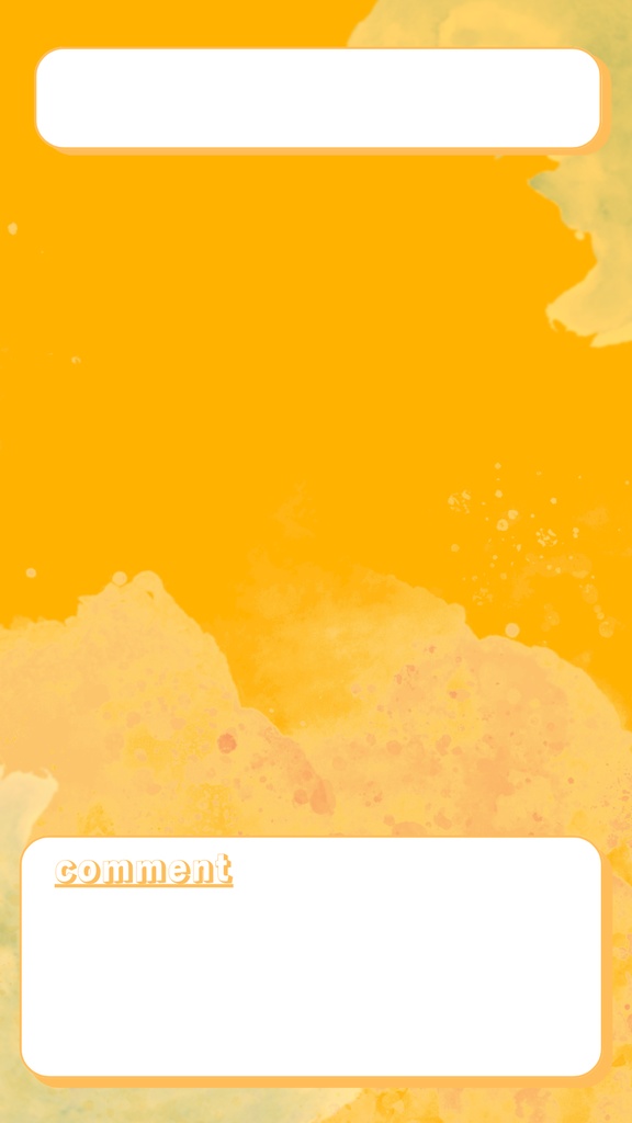 コメント欄付き配信背景(青空・夕焼け)