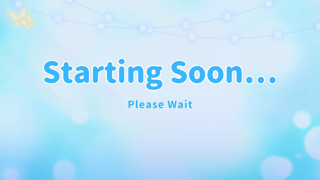 新人VTuber向け 配信背景スターターセット(1920×1080)