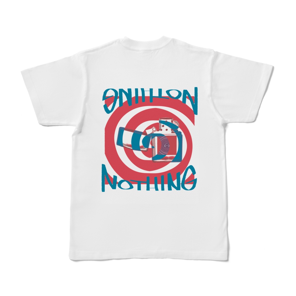 オモテハローウラナッシングTシャツ