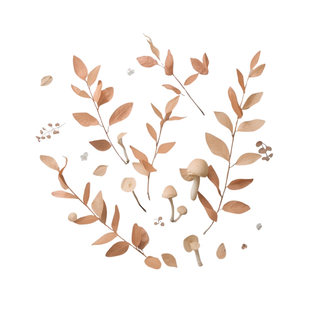 秋を彩るイラスト素材集|紅葉とどんぐりなどのシンプルイラスト15点セット(商用利用可)