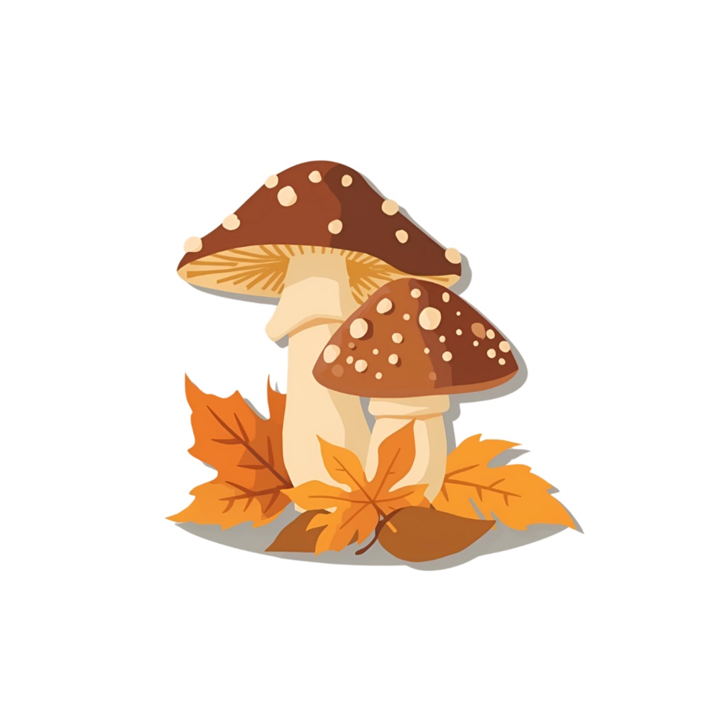 秋を彩るイラスト素材集|紅葉とどんぐりなどのシンプルイラスト15点セット(商用利用可)