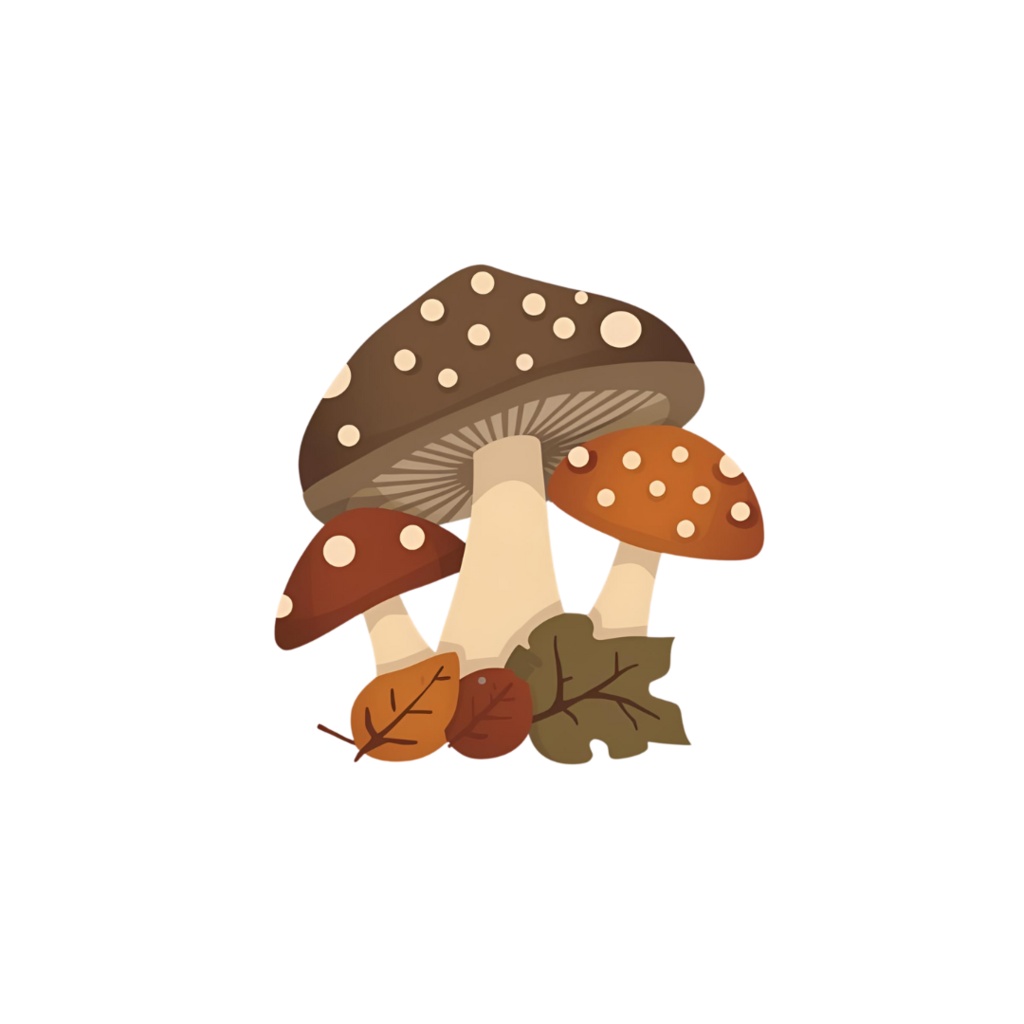 秋を彩るイラスト素材集|紅葉とどんぐりなどのシンプルイラスト15点セット(商用利用可)