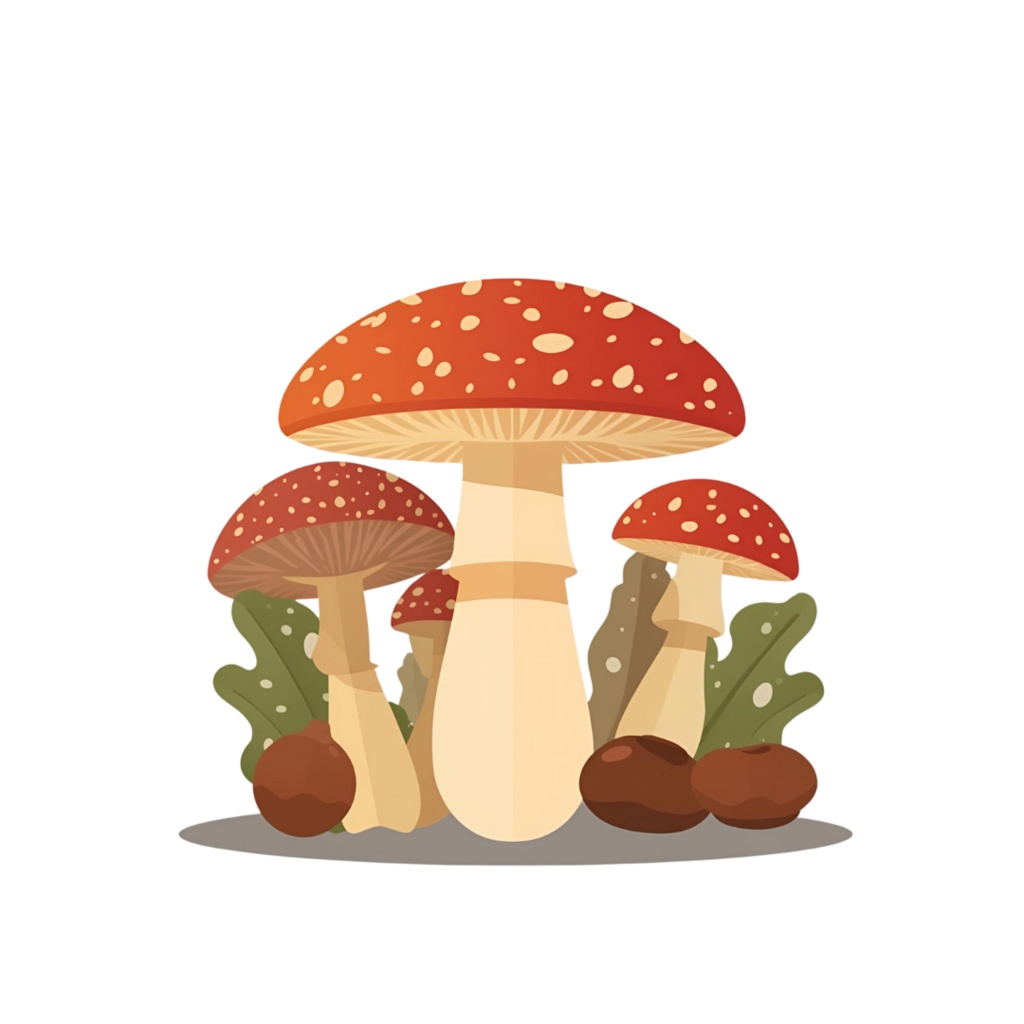 秋を彩るイラスト素材集|紅葉とどんぐりなどのシンプルイラスト15点セット(商用利用可)