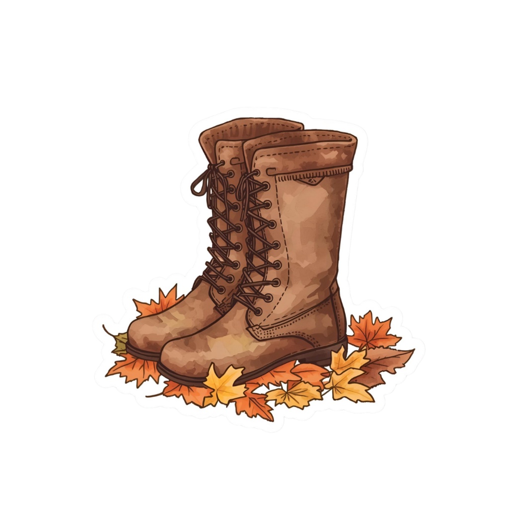 秋の水彩クリップアートセット|紅葉・どんぐり・かぼちゃ・リスetc.