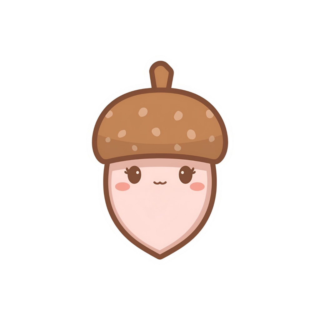 秋のミニマルイラスト素材集|紅葉・どんぐり・小物・日常アイテム