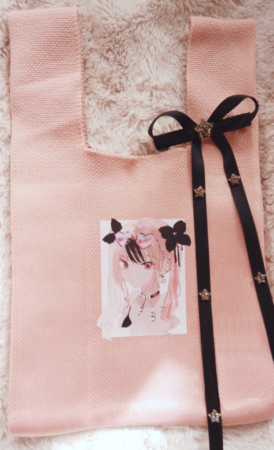 〚NEW〛ニットバッグ&ステッカーセット