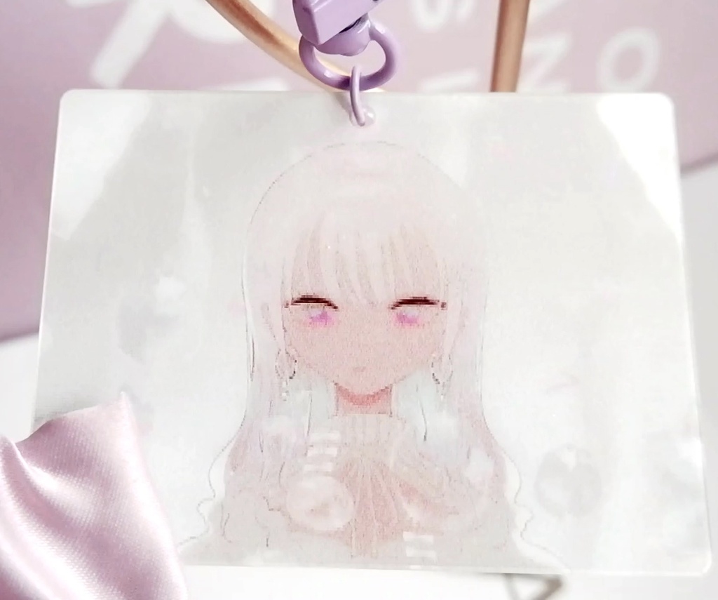 〚ꫛꫀꪝ〛レンチキュラーキーホルダー