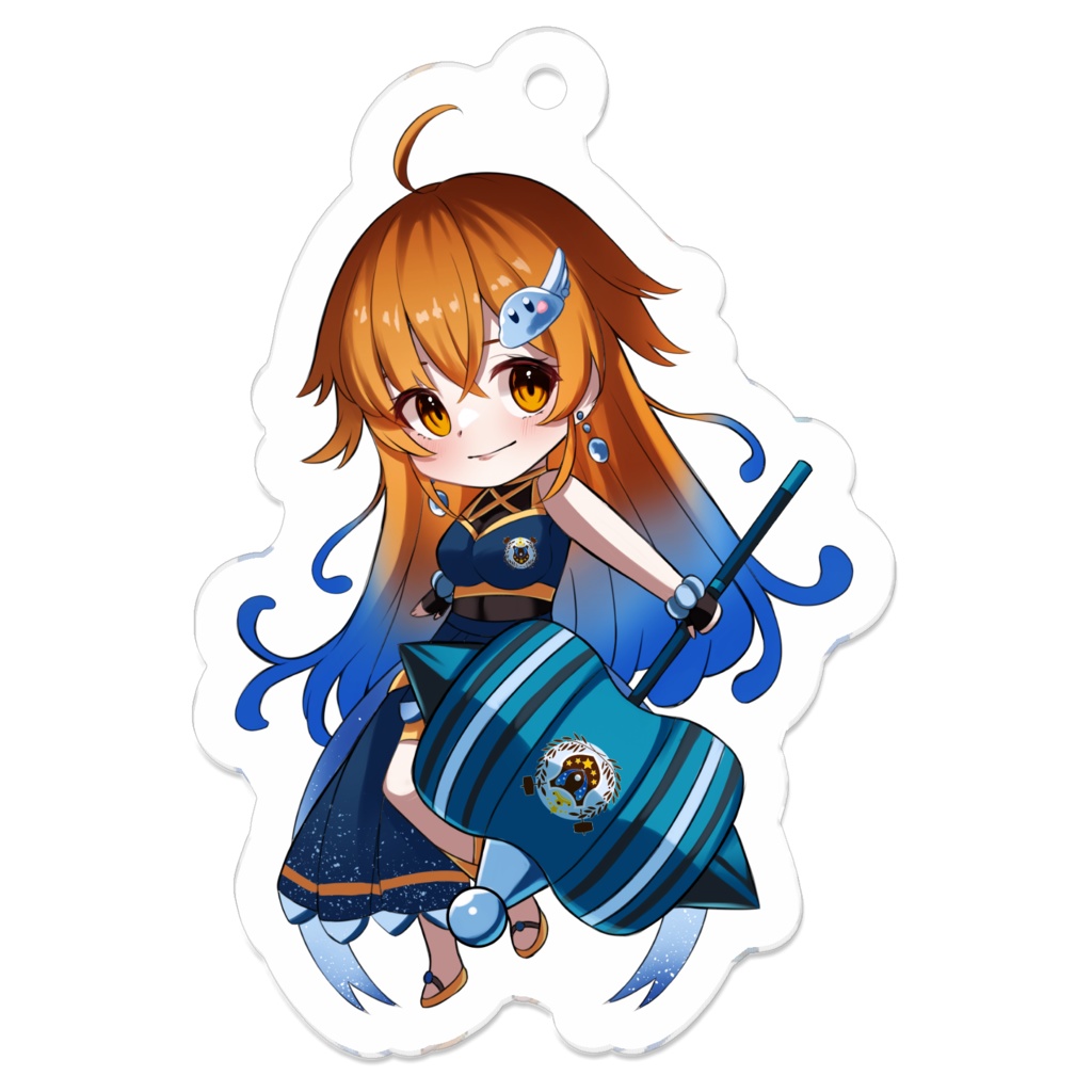 SD天露らいむアクリルキーホルダー通常Ver.(サイズは2種あるのじゃ)