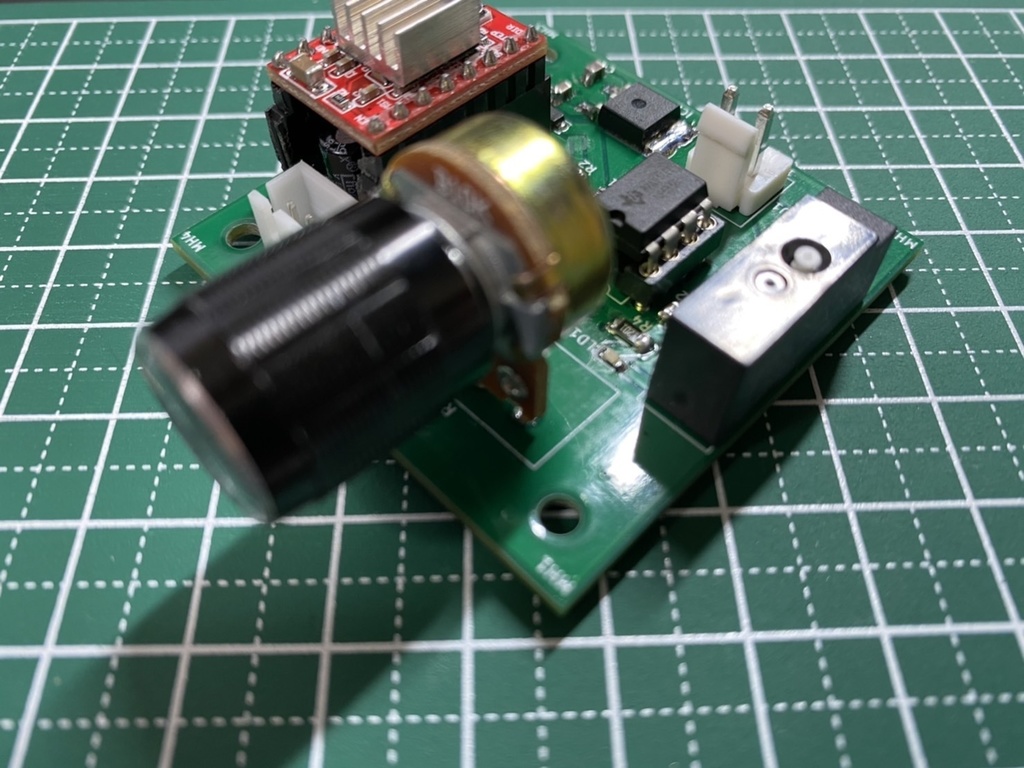 ステッピングモータ回転制御基板_A4988ドライバ用_PWM方式