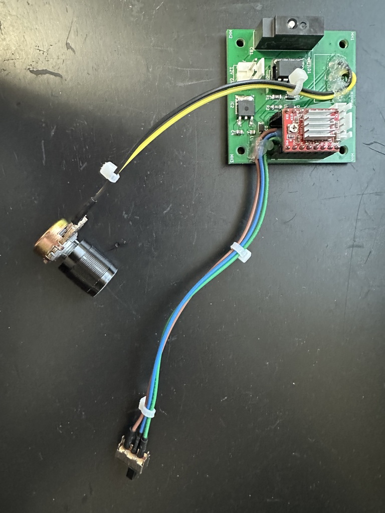 ステッピングモータ回転制御基板_A4988ドライバ用_PWM方式