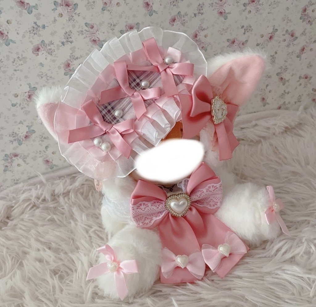ロリータ姫系ぬい服♡お座り16cmぬい服♡猫の着ぐるみ♡ゆめかわおすわり着ぐるみ