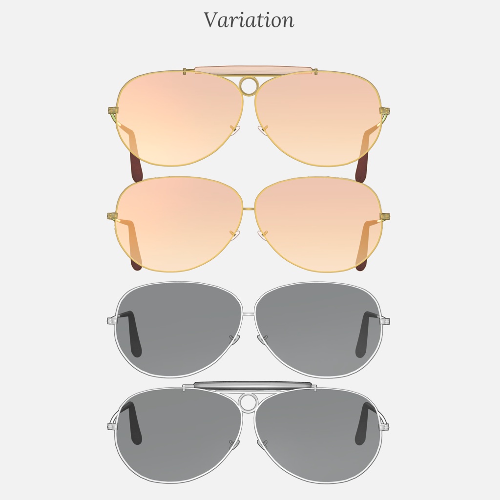 アビエーターサングラス , メガネ(Hunter Aviator Sunglasses)