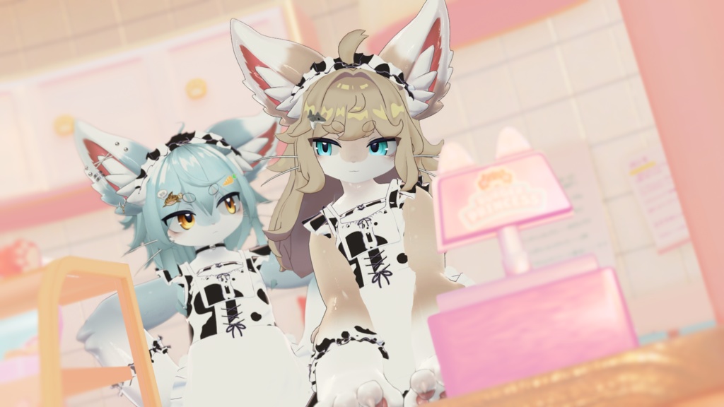 シャロ牛メイド服 (Chalo Milkcow Maid)