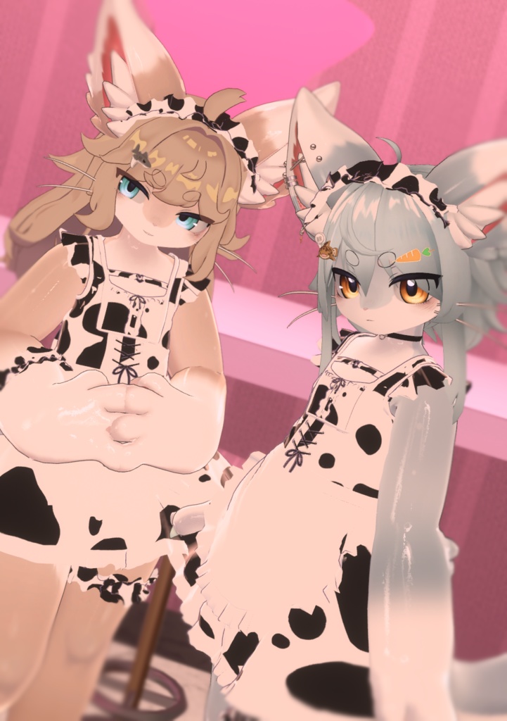 シャロ牛メイド服 (Chalo Milkcow Maid)