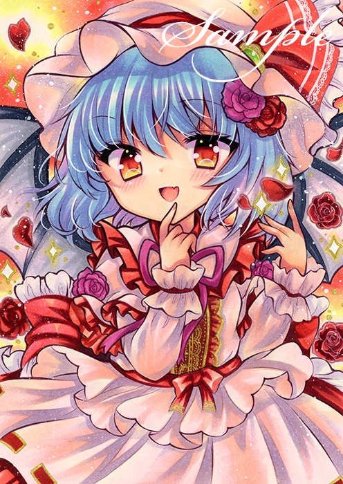 同人手描きイラスト★東方/レミリア・スカーレット★B5