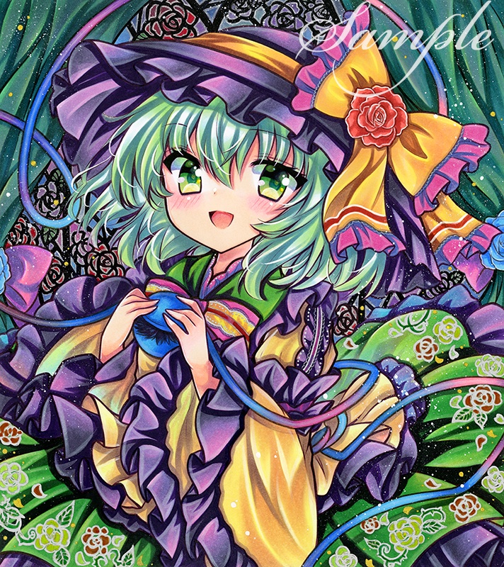 同人手描きイラスト★東方/ 古明地こいし★大色紙