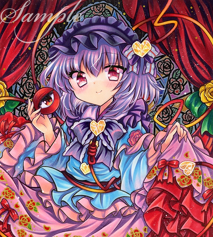 同人手描きイラスト★東方/古明地さとり ★大色紙