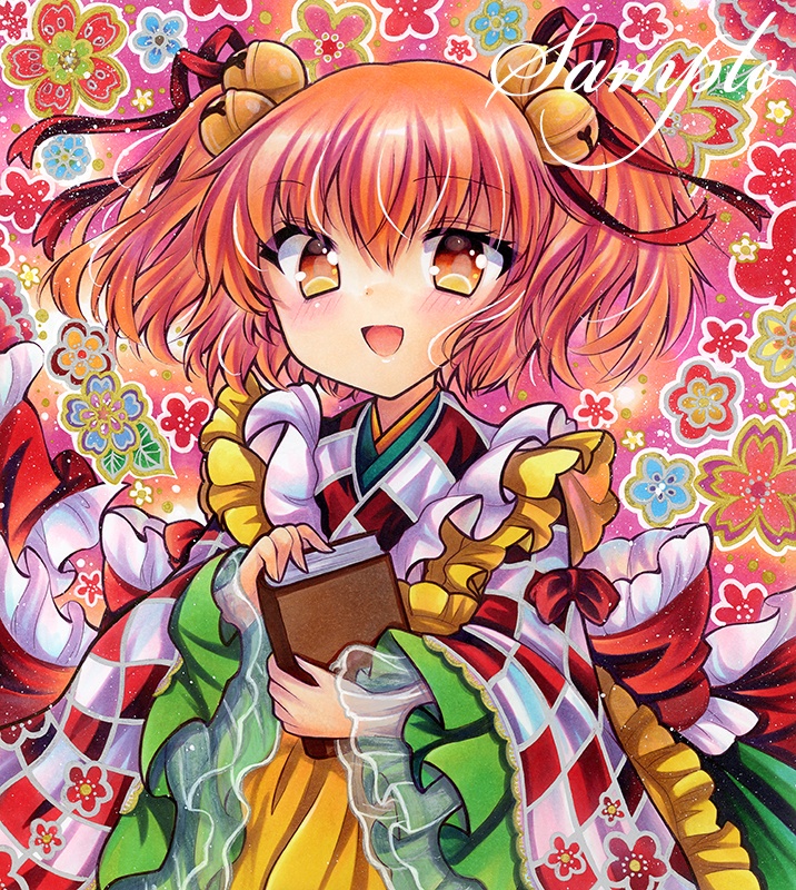 同人手描きイラスト★東方/本居小鈴 ★大色紙