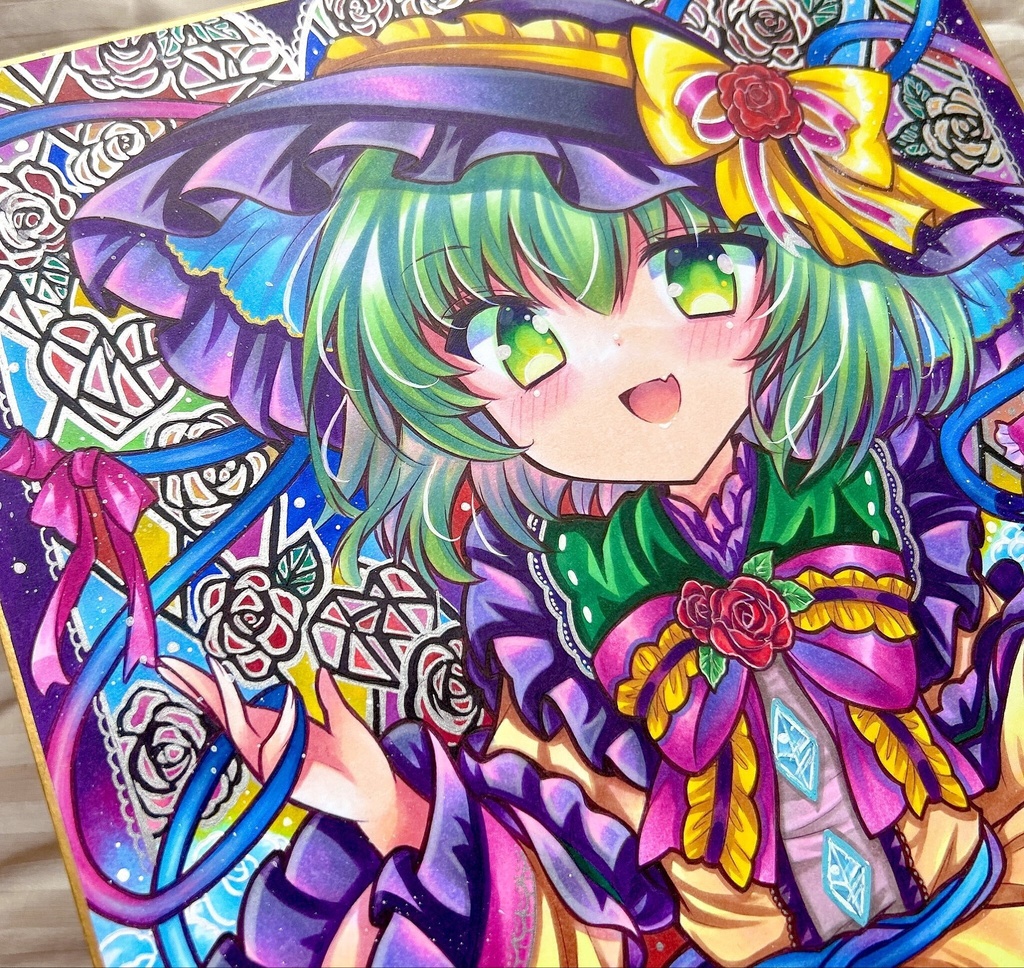 同人手描きイラスト★東方/ 古明地こいし★大色紙