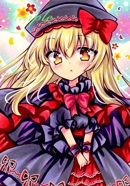同人手描きイラスト☆東方/リリーブラック☆Ｂ6