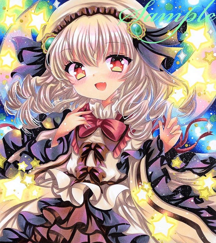 同人手描きイラスト★東方/ルナチャイルド★大色紙