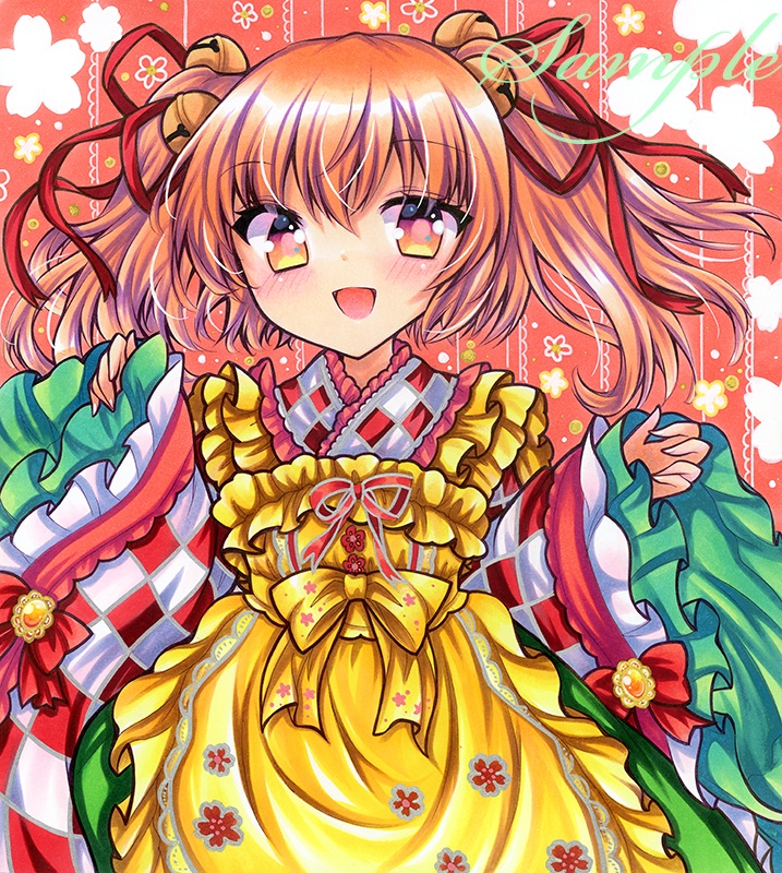 同人手描きイラスト★東方/ 本居小鈴★大色紙