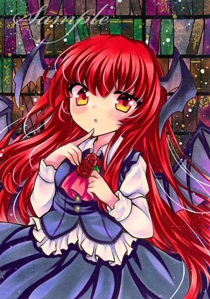 同人手描きイラスト★東方/ 小悪魔★Ｂ5